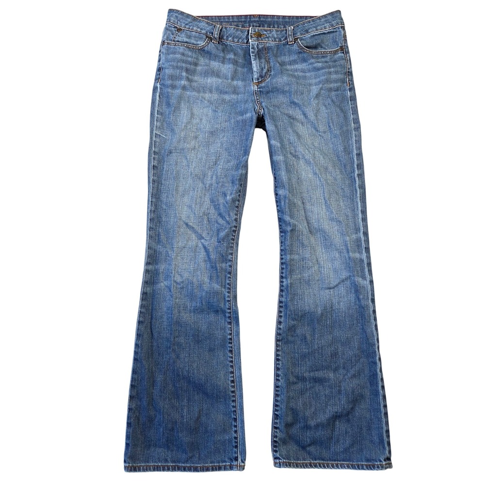 Talbots Signature Bootcut Jeans Blue Medium Wash 100% Cotton Size 10/30 Casual
